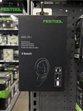 Festool GHS 25 I Bluetooth Hearing Protection Earbuds Open Box